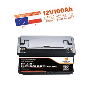 Batería Calefactada de 12V 100Ah con BMS para Caravana, Batería Solar - Almacén UE Francia y Polonia, 5 Años de Garantía SCD-12-100-Con Calefactor - Product Image 3