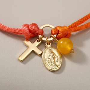 Pulsera <span class=keywords><strong>de</strong></span> cuentas con cruz <span class=keywords><strong>de</strong></span> la Virgen María, <span class=keywords><strong>piedra</strong></span> natural, estilo bohemio, joyería hecha a mano, venta al por mayor - Product Image 3