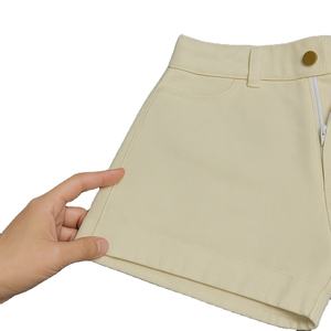 Pantalon pour femme de meilleure qualité Short kaki taille haute avec boutons et fermeture éclair Nouvelle tendance pour l'été - Product Image 2