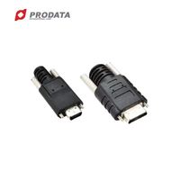 Cable Médico Prodata con Revestimiento de PVC y Goma, Uso Industrial, Conductor de Cobre Personalizado, Conexión de Cámara, Red IO, Negro, 5 Conductores