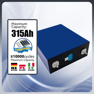 Batería de almacenamiento de energía de iones de litio LifePO4 de grado A+ de 3.2V recargable y renovable, con 10000 ciclos de vida útil y 315Ah, para sistemas solares domésticos. - Product Image 1