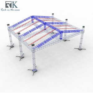 Stage <b>Lighting</b> Events Spigot Truss Heavy Duty Aluminum Alloy Portable Square SpeakerBox Truss for Concerts - Product Image 3