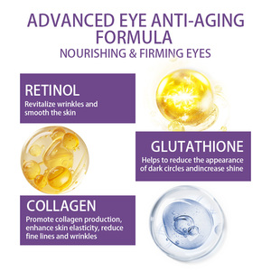 30 मिलीलीटर रेटिनॉल तीव्र ट्रिपल एक्शन आई क्रीम कोरियन स्किनकेयर एंटी-एजिंग डार्क सर्कल फाइन लाइन हाइलूरोनिक एसिड विटामिन सी - Product Image 2