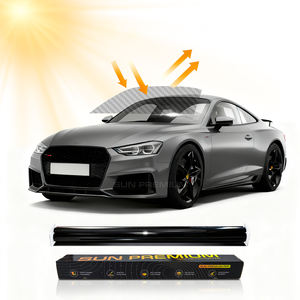 ฟิล์มติดรถยนต์คุณภาพสูง ใสพิเศษ ป้องกันรอยขีดข่วน ฟิล์มกรองแสงสีดำสำหรับกระจกหน้ารถและกระจกหลัง - Product Image 1