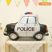 Ballons en aluminium en forme de voitures de dessin animé mignonnes, assortiment pour décoration de fête sur le thème des voitures, anniversaire d'enfants, baby shower, ballons Mylar à l'hélium en gros