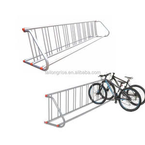Porte-vélos d'extérieur commerciaux Porte-vélos simple ou double face <span class=keywords><strong>en</strong></span> W Frame Grid <span class=keywords><strong>en</strong></span> acier - Product Image 4