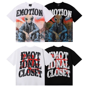 เสื้อถักแขนสั้นทรงหลวมสไตล์ฮิปฮอป แบรนด์อเมริกันสุดเทรนด์ ปี 2026  ตกแต่งโลโก้ด้วยคริสตัลแบบเรโทร น้ำหนัก 300 กรัม - Product Image 3