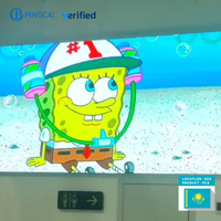 Écran LED d'affichage numérique pour installation fixe en intérieur, 3,2 * 1,76 m, 2,88 * 0,96 m, pour les lieux commerciaux au Kazakhstan