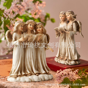 Figura de Ángel de Resina, Manualidad, Decoración para el Hogar, Regalo, Escultura Artística - Product Image 3