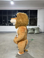 Costumes de mascotte Lion Performance Wear 2,2m 2,6m pour adultes, gonflables, longs et fourrés, pour la location d'événements