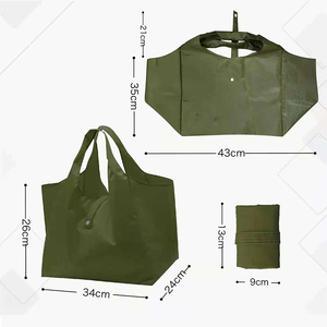 Advertising Oxford Cloth Solid Color Pp Webbing Foldable Bag Reusable Shopping Bag colorful Bags for Choice