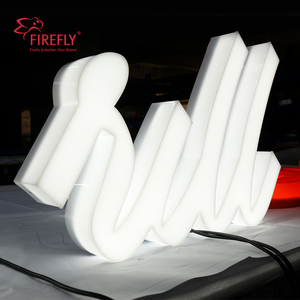 Tùy chỉnh đầy đủ Acrylic ánh sáng lên chữ dẫn chiếu sáng biển báo 3D thư Acrylic chữ ngoài trời ký thư - Product Image 4