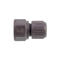 Assemblage Couple prise avec câble étanche RJ45 boîtier de prise mâle