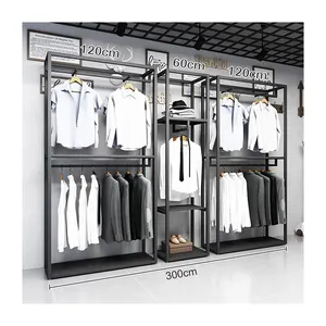 Kainice Leverancier Retail Kleding Display Planken Meubels Metalen Frame T-shirt Display Frame Plank Display Kledingstuk Rack