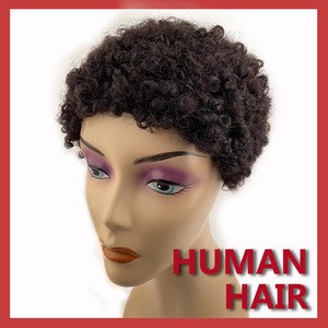 Longfor all'ingrosso <span class=keywords><strong>Afro</strong></span> <span class=keywords><strong>parrucca</strong></span> meccanismo traspirante <span class=keywords><strong>capelli</strong></span> umani <span class=keywords><strong>capelli</strong></span> ricci africani per le donne - Product Image 6