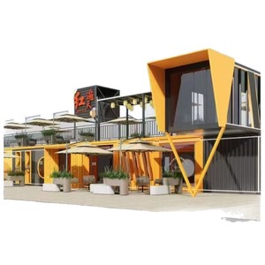 Casa Contenedor Moderna Rectangular, Tienda Comercial Móvil, Diseño Gratuito, Solución Integral - Product Image 1
