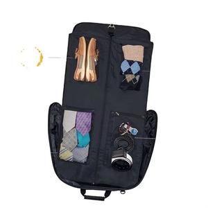 BSCI factory Custom Logo Waterproof <b>Travel</b> Hanging <b>Garment</b> <b>Bag</b> Carry on Business Suit <b>Garment</b> <b>Bag</b> - Product Image 1