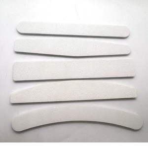 2025 Professional White Double-Sided EVA Straight Sandpaper Nail File with Grit 80 for Acrylic Nails