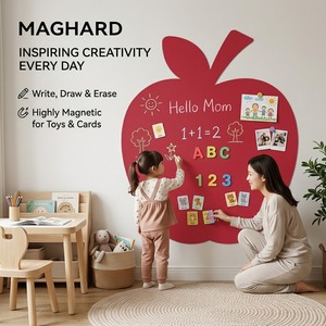 Autocollant mural <span class=keywords><strong>magnétique</strong></span> flexible personnalisé OEM, surface inscriptible pour la salle de classe, la chambre d'enfant, les lettres <span class=keywords><strong>et</strong></span> l'affichage de photos - Product Image 4
