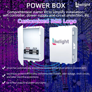 Luz de Cordão de Pixel RGB Programável de 50mm 24V UCS1903 com Brilho Difuso 3D, Cortina de <span class=keywords><strong>LED</strong></span> para Cenário de Festas e Palcos - Product Image 4