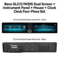 Lecteur DVD de voiture à double écran incurvé, navigation multimédia Android pour voiture, universel