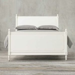 Custom arredato <span class=keywords><strong>camera</strong></span> <span class=keywords><strong>da</strong></span> <span class=keywords><strong>letto</strong></span> in stile Francese con <span class=keywords><strong>grande</strong></span> <span class=keywords><strong>letto</strong></span> in legno massello - Product Image 2