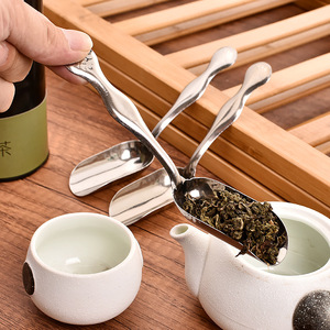 Stainless Steel Tea <b>Spoon</b> Minimalist Design Flat Shape Durable For Tea Enthusiasts Zhejiang Origin - Product Image 1