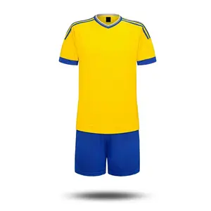 Custom Team soccer jersey football shirt High quality polyester drying fit soccer jersey for kids adults with cheap price