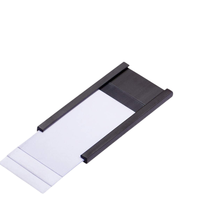 Porte-étiquettes magnétique en PVC en forme de C, étiquette magnétique pour casier, étiquette de nom magnétique pour étagères et casiers, vente chaude