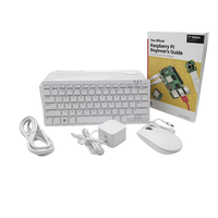Teclado Oficial Raspberry Pi 500, Kit de Escritorio Raspberry Pi 500 con Distribución de Teclado Versión Estadounidense, Procesador Arm Cortex A76 de Cuatro Núcleos