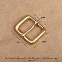 Boucle de ceinture rétro décontractée en laiton massif de haute qualité 40MM, moulée sous pression, marque JY, modèle JY069B