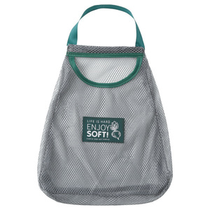 Sac en filet respirant pour rangement de cuisine, pour ail et gingembre, à fixer au mur avec poignée, taille standard, vert - Product Image 5