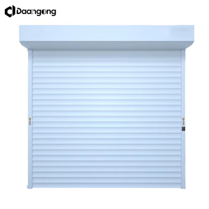 Porte enroulable en aluminium pour les devantures de magasins de détail avec lattes légères anti-corrosion et sangle de traction manuelle - Product Image 3