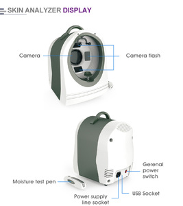 Portable Face <span class=keywords><strong>Sam</strong></span> 3d Machine d'analyse de la peau détecteur de tonalité analyseur de Scanner facial humidité Machine de Test facial analyseur de peau - Product Image 3