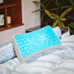 Lianda Portable King Size Memoria <span class=keywords><strong>Almohada</strong></span> Gel Contorno <span class=keywords><strong>Brazo</strong></span> Cuello Soporte Suave Oem Ergonómico Refrigeración Gel Memoria Espuma <span class=keywords><strong>Almohada</strong></span> - Product Image 1