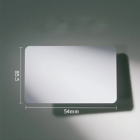 Tarjeta de PVC 30Mil 85,5*54MM Tarjeta de identificación de plástico Tarjeta en blanco Blanco