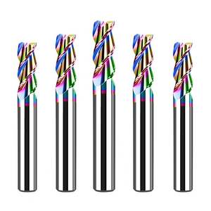 Fresa Tórica Redonda, Fresas Esféricas, Fresa Plana, Carburo TiAIN AlTin Tin 4CTES 45HRC 55HRC 65HRC 6 MM 8MM 10MM 12MM para Corte - Product Image 4