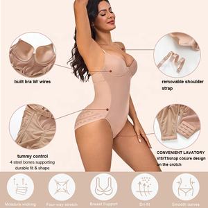 Body con tirantes sin costuras para mujer, control de barriga, levantador de glúteos, ultrafino, cómodo, <span class=keywords><strong>invisible</strong></span>, para debajo de los vestidos y uso diario - Product Image 2