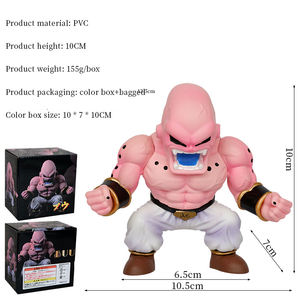 Ventas calientes DBZ figura de acción Angry Majin Buu PVC plástico Dragon Balls Z modelo juguete Anime adornos y juguetes animación - Product Image 2