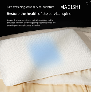 Almohada Ergonómica Personalizada WJ-1031 para el Cuidado de la Salud del Cuello, Viscoelástica, Forma Oblonga, Cómoda, de Espuma Viscoelástica de Carbón Vegetal, Antibacteriana, para Todo el Cuerpo - Product Image 4