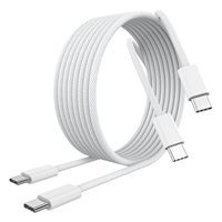 Câble USB-C vers USB-C 240W 2m (6ft) PD 3.1 Tressé Type-C à Charge Rapide avec Puce Intelligente E-Marker pour iPhone 17 16 Pro Max