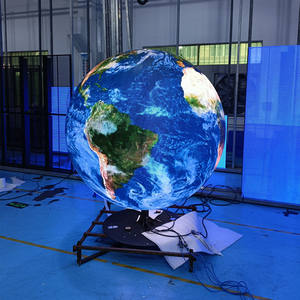 Écran à billes LED sphérique intérieur et extérieur GS P1 P2 P2.5 P3 P4 Diamètre du globe Écran à billes en forme de sphère Affichage à LED - Product Image 1