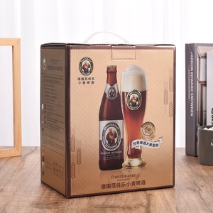 Hộp in ấn có thể tái chế carton sóng chai rượu vang vận chuyển Hộp rượu vang Hộp quà tặng bao bì - Product Image 1