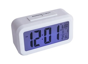 Horloge intelligente silencieuse réveil <span class=keywords><strong>de</strong></span> table numérique avec calendrier et température avec rétro-éclairage CE, norme ROHS - Product Image 3