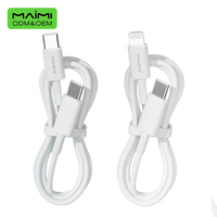 Câble USB C vers C de charge rapide 65W, OD2.9mm, cordon de données flexible en TPE, câble de chargeur PD PPS pour ordinateur portable, smartphones