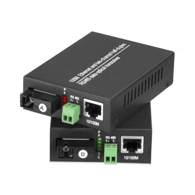 Fibconet 1 Channel Bidirectional 485 Fiber Optic Transceiver 0~20km Transmission Distance for FTTTH/FTTTB/FTTTX Use