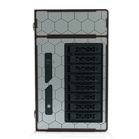 I3 i5 i7 personal 8 bay NAS8 penyimpanan jaringan nas server komputer C612 delapan slot hard disk 128gb ssd NAS penyimpanan cloud