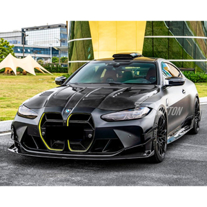 Alerones delanteros de fibra de carbono seca estilo CMST V2 para BMW G80 G81 M3 G82 G83 M4 2020-2024 - Product Image 4