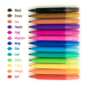 Marcadores de Pizarra Blanca Mini No Tóxicos con Punta de Bala/Cincel, Opciones Multicolor, Tinta de Bajo Olor para una Escritura Clara y Fácil de Borrar en Cualquier Lugar - Product Image 5