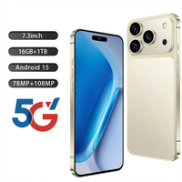 Téléphones mobiles débloqués 5G en gros SPARK 40 7,3 pouces HD 90Hz 16 Go+1 To Appareil photo 108MP CDMA LTE Double SIM Version Globale